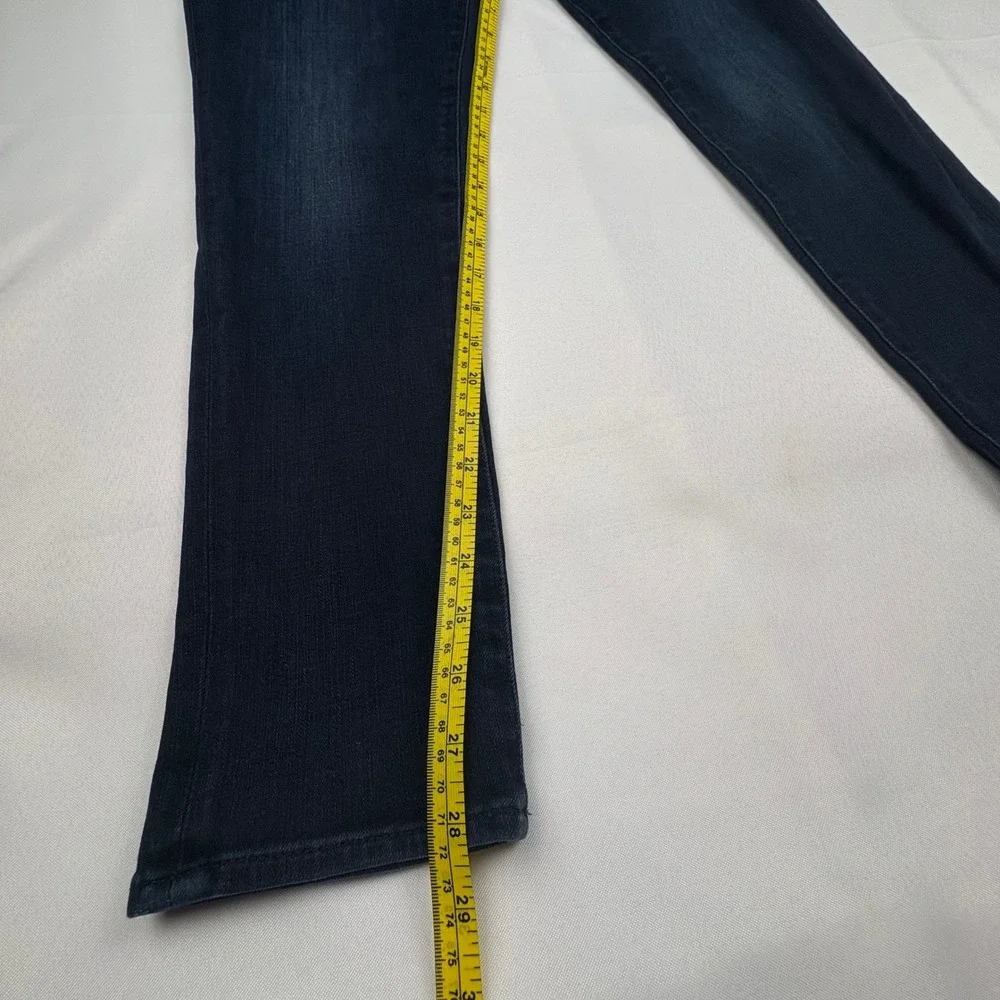 Lauren R.L. Tompkins Skinny Jeans Women Sz. 32 Dark Wash Designer Comfort Casual